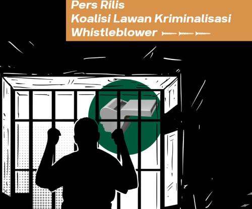 Ilustrasi Koalisi Lawan Kriminalisasi Whistleblower