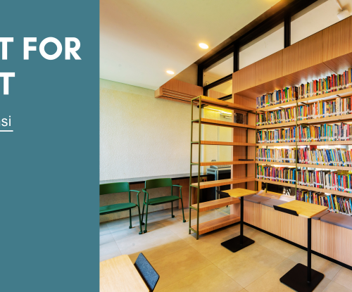 Salah satu sudut ruang Resonansi 