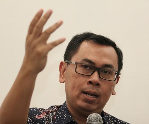 Foto: Katadata - Yustinus Prastowo, Direktur Eksekutif Center for Indonesia Taxation Analysis