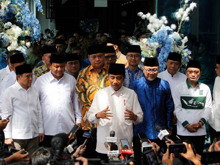 Sumber Foto: Media Indonesia Pertemuan Joko Widodo dengan Pimpinan Partai Politik