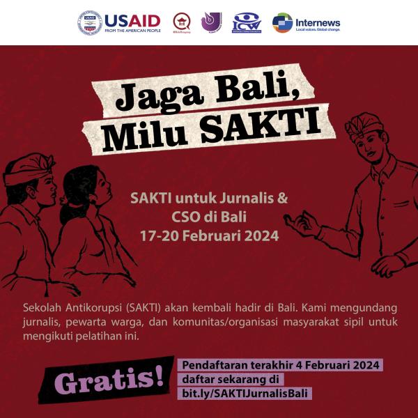 SAKTI Jurnalis dan CSO di BALI