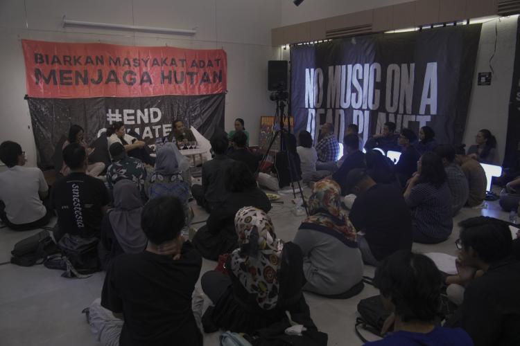 Sesi diskusi Film Pesta Babi