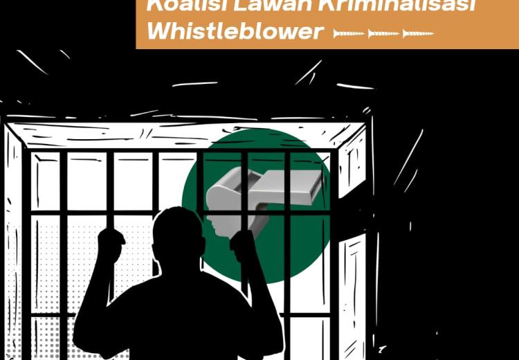 Ilustrasi Koalisi Lawan Kriminalisasi Whistleblower