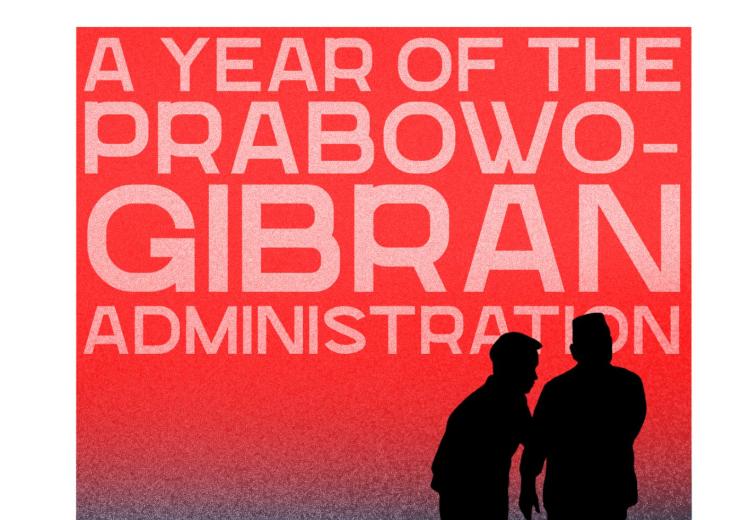 1 tahun Pemerintahan Prabowo - Gibran