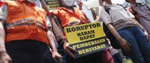 Aksi Tolak Remisi untuk Koruptor